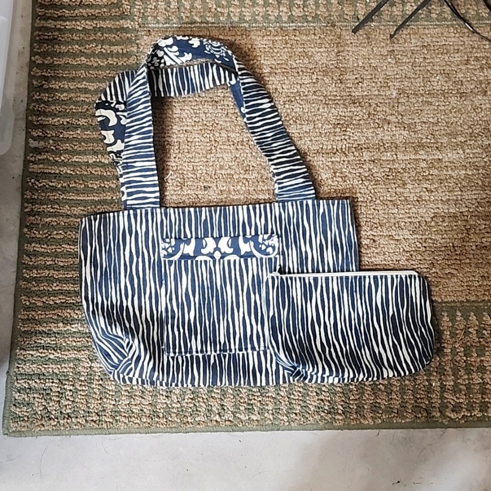 Handmade purse and makeup bag